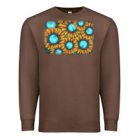 Chestnut sunflower gemstone background Premium Sweatshirt - JahusDesignShop