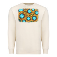 Sandshell sunflower gemstone background Premium Sweatshirt - JahusDesignShop