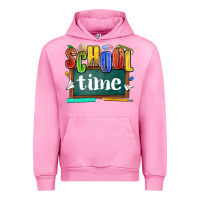 Fuchsia Pink school time Urban Hoodie - NancyCooperArtShop