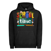 Pigment Black school time Urban Hoodie - NancyCooperArtShop