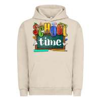 Pigment French Oak school time Urban Hoodie - NancyCooperArtShop