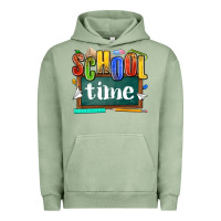 Pigment Oil Green school time Urban Hoodie - NancyCooperArtShop