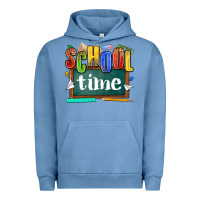 Pigment Pebble Blue school time Urban Hoodie - NancyCooperArtShop