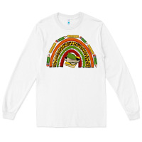White black history teacher rainbow Long Sleeve Tee - texasbilliewilder