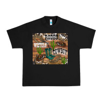 Black western rodeo Urban Heavy Tee - RanaPortraitStore