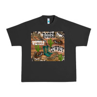 Pigment Black western rodeo Urban Heavy Tee - RanaPortraitStore