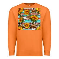 Carrot serape leopard seamless pattern Premium Sweatshirt - BundleAndBundleShop