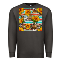 Smoke serape leopard seamless pattern Premium Sweatshirt - BundleAndBundleShop