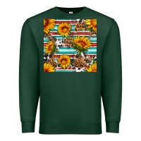 Sports Green serape leopard seamless pattern Premium Sweatshirt - BundleAndBundleShop