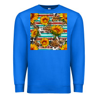 True Royal serape leopard seamless pattern Premium Sweatshirt - BundleAndBundleShop