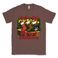 Chestnut just a girl who loves christmas Classic Tee - RanaPortraitStore