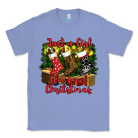 Colony Blue just a girl who loves christmas Classic Tee - RanaPortraitStore