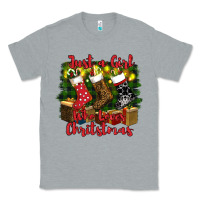 Heather Grey just a girl who loves christmas Classic Tee - RanaPortraitStore