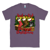 Lavender just a girl who loves christmas Classic Tee - RanaPortraitStore