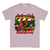 Lilac just a girl who loves christmas Classic Tee - RanaPortraitStore