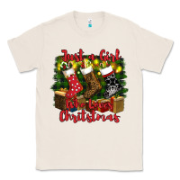 Natural just a girl who loves christmas Classic Tee - RanaPortraitStore