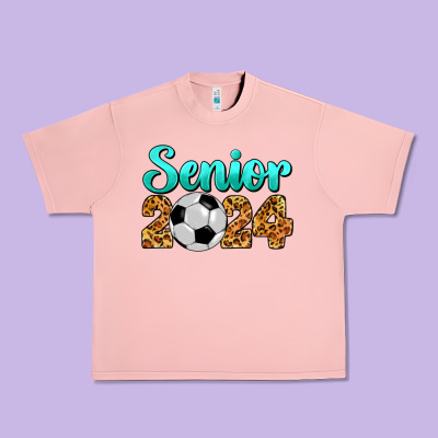 Soccer Senior 2024 Urban Heavy Tee Designed By Barkaloodesign