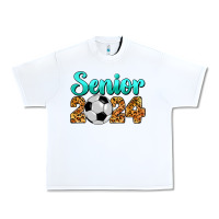 White soccer senior 2024 Urban Heavy Tee - BarkalooDesign