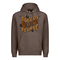 Coffee doggos over people Premium Hoodie - MaliasSmallBusiness