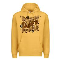 Mustard doggos over people Premium Hoodie - MaliasSmallBusiness
