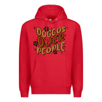 Red doggos over people Premium Hoodie - MaliasSmallBusiness