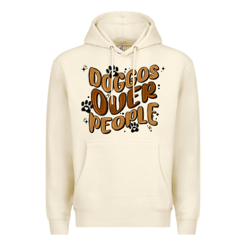 Doggos Over People Premium Hoodie by MaliasSmallBusiness | Teevron