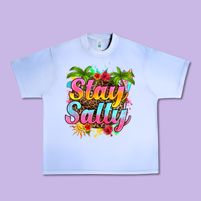 Stay Salty Urban Heavy Tee Designed By Ranaportraitstore
