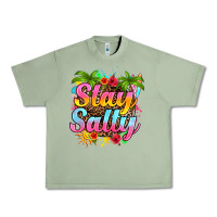 Oil Green stay salty Urban Heavy Tee - RanaPortraitStore
