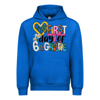 Cobalt my first day of 6th grade Urban Hoodie - NancyCooperArtShop