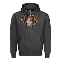 Charcoal Heather be joy ful Zipper Hoodie - CowhideDigitalArt