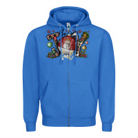 True Royal be joy ful Zipper Hoodie - CowhideDigitalArt