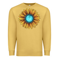 Antique Gold sunflower gemstone Premium Sweatshirt - JahusDesignShop