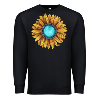 Black sunflower gemstone Premium Sweatshirt - JahusDesignShop