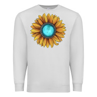 Dove Grey sunflower gemstone Premium Sweatshirt - JahusDesignShop