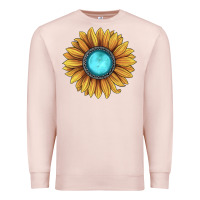 Pale Pink sunflower gemstone Premium Sweatshirt - JahusDesignShop