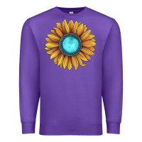 Purple sunflower gemstone Premium Sweatshirt - JahusDesignShop