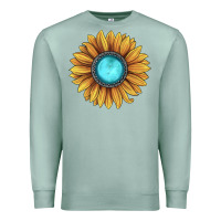 Seafoam sunflower gemstone Premium Sweatshirt - JahusDesignShop
