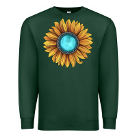 Sports Green sunflower gemstone Premium Sweatshirt - JahusDesignShop