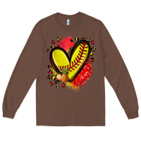 Chestnut fruits and softball heart Long Sleeve Tee - Zillion Design Studio