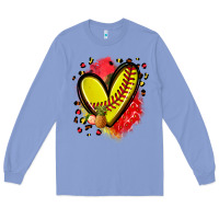 Colony Blue fruits and softball heart Long Sleeve Tee - Zillion Design Studio