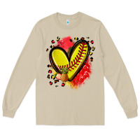 Mushroom fruits and softball heart Long Sleeve Tee - Zillion Design Studio