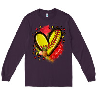 Plum fruits and softball heart Long Sleeve Tee - Zillion Design Studio