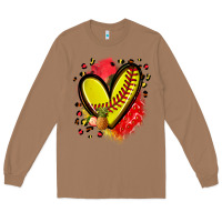 Toasted Coconut fruits and softball heart Long Sleeve Tee - Zillion Design Studio