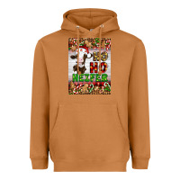 Meerkat Christmas Ho Ho Ho Heifer Heavyweight Hoodie - Artiststas