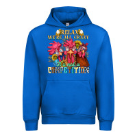 Cobalt relax were all crazy its not a competition Urban Hoodie - NancyCooperArtShop