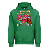 Emerald relax were all crazy its not a competition Urban Hoodie - NancyCooperArtShop