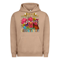 Pigment Burro relax were all crazy its not a competition Urban Hoodie - NancyCooperArtShop