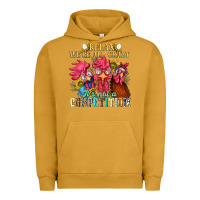 Pigment Peanut Butter relax were all crazy its not a competition Urban Hoodie - NancyCooperArtShop