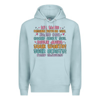 Blue Mist let them Premium Hoodie - MaliasSmallBusiness