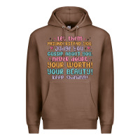 Chestnut let them Premium Hoodie - MaliasSmallBusiness